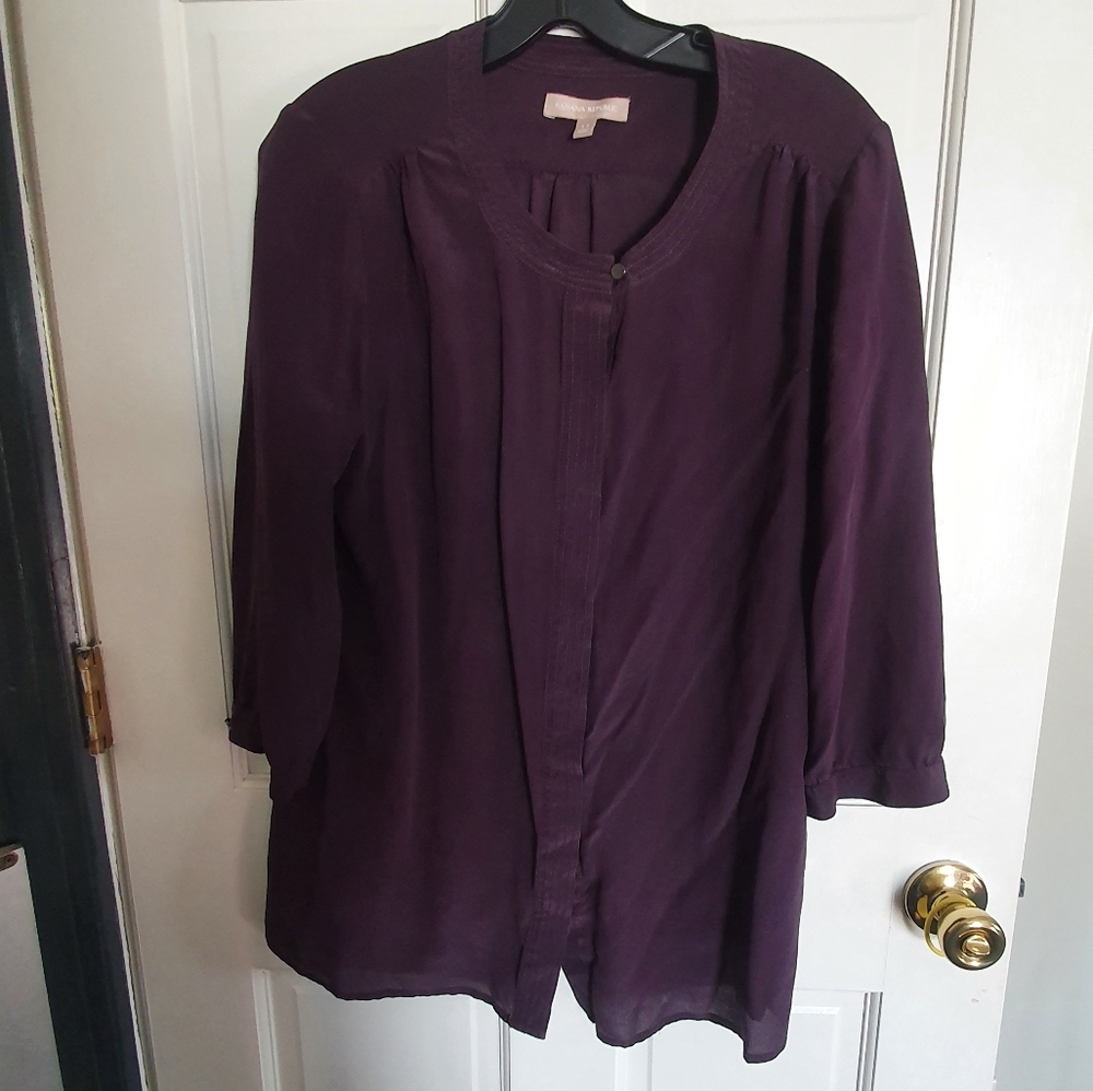 3/4 Sleeved Blouse-Banana Republic